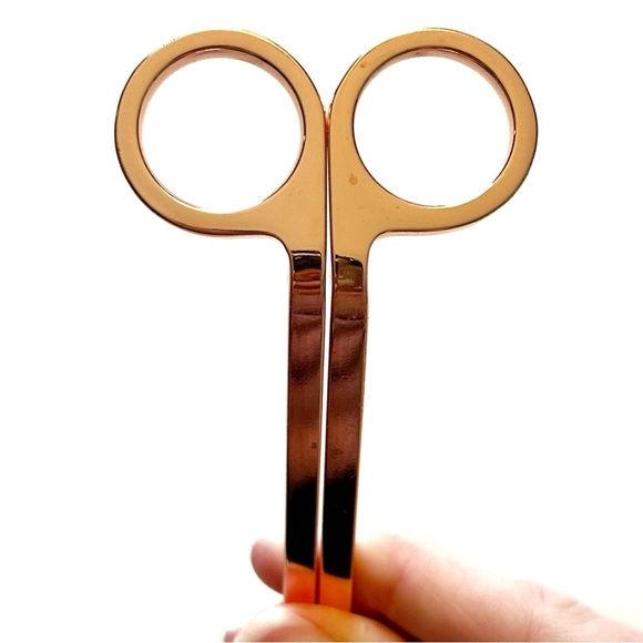 Rose Gold Candle Wick Trimmer Clipper Cutter Scissors Pink Shiny Durable Metal - Picture 9 of 11